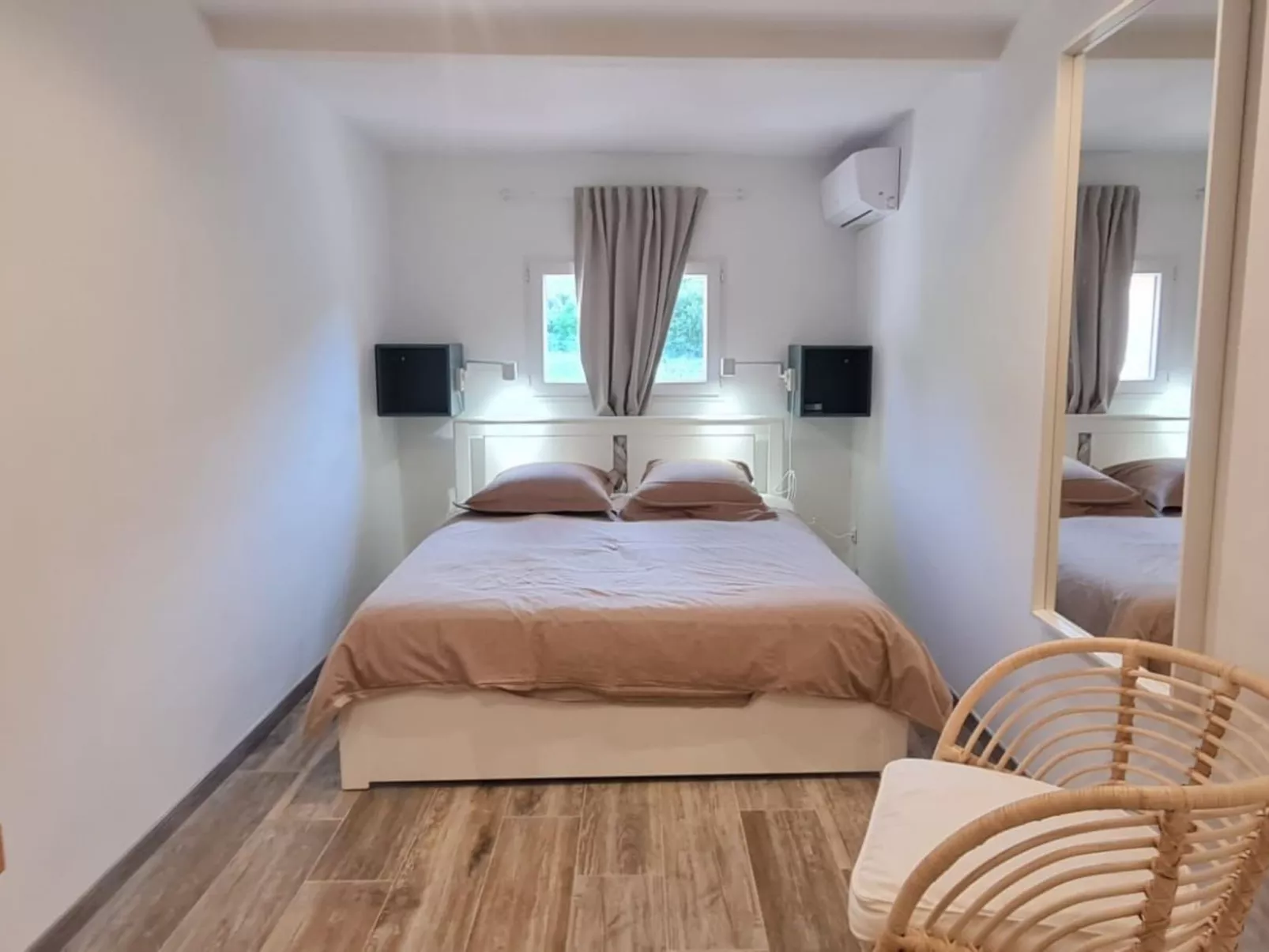 Gîte im Herzen der Weinberge, Terrasse mit atemberaubendem Blick auf das Meer,