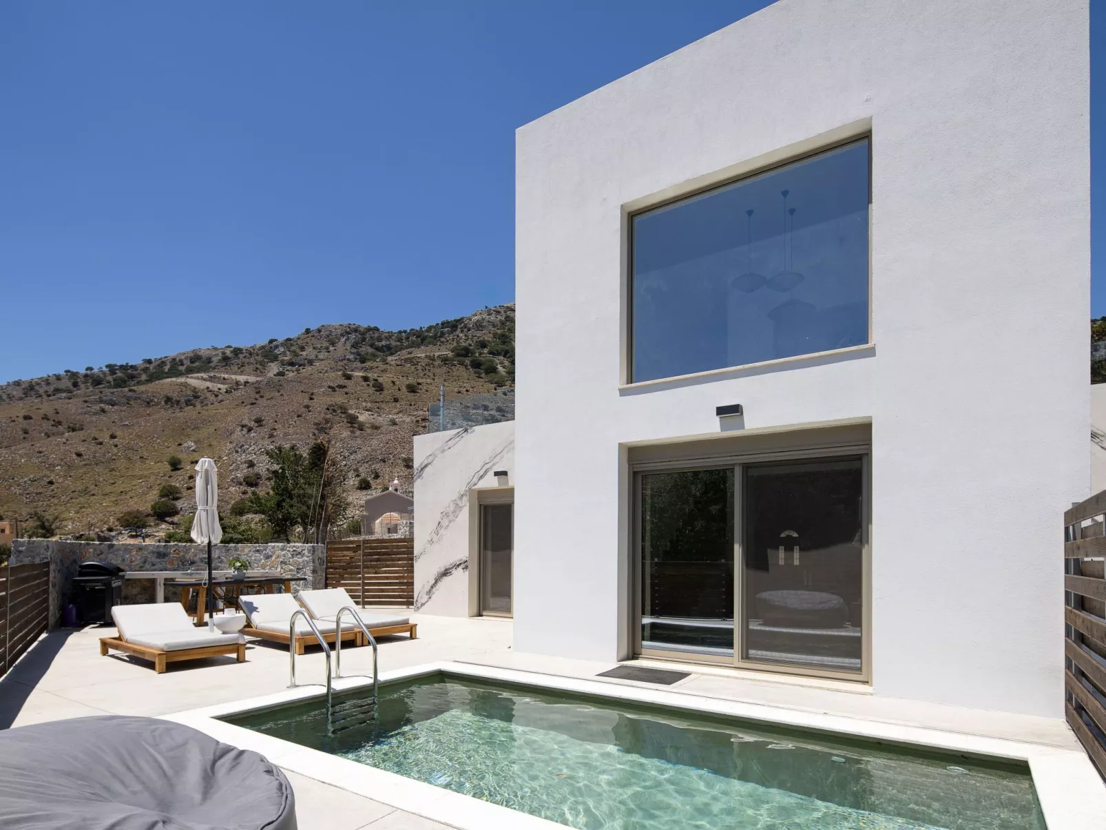 Imbros Villa I -''Gratis''BeheizterPool und Ruhe