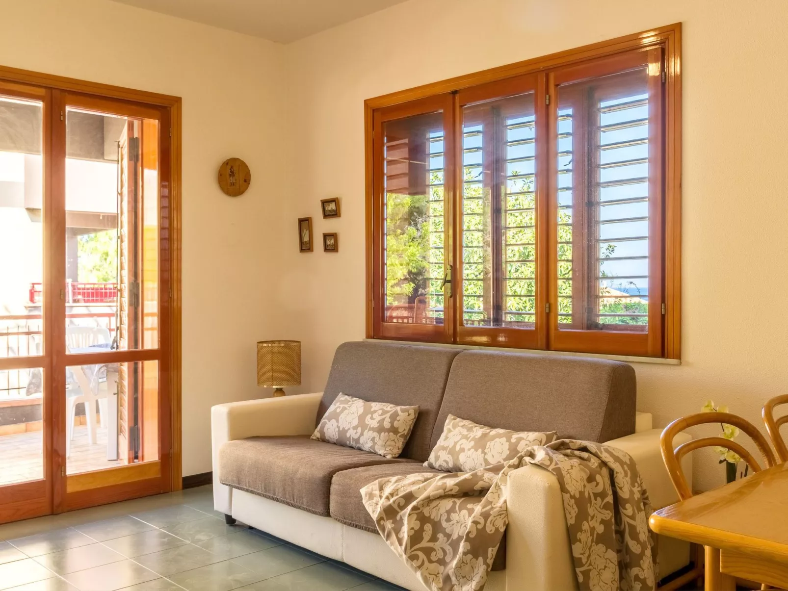 Wohnung 'Blue Wood' in Strandnähe