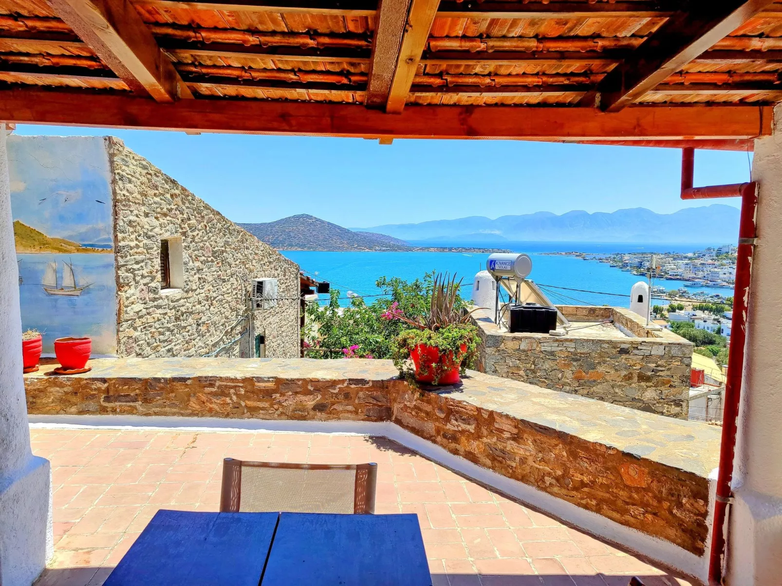 Authentisches Kreta Elounda Haus mit Meerblick Margarita