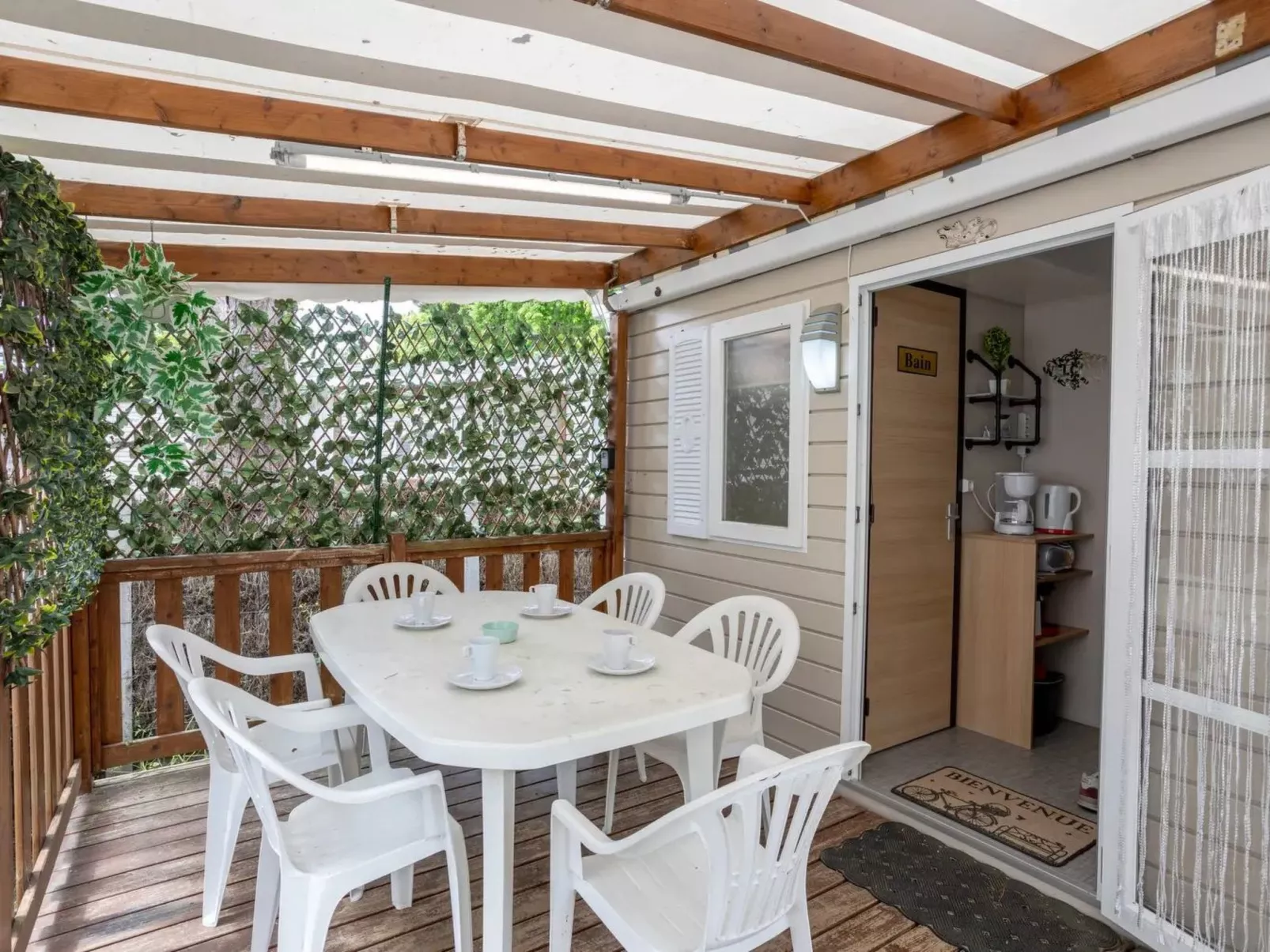 Mobilheim 3 chambres, klettern, Ll