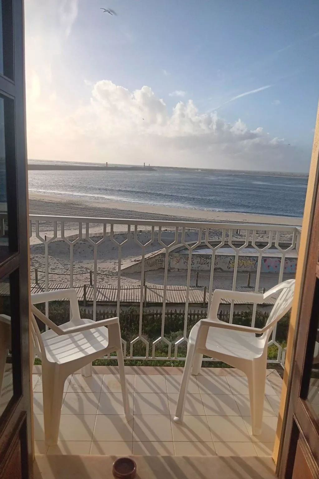 Mit den Füßen im Sand