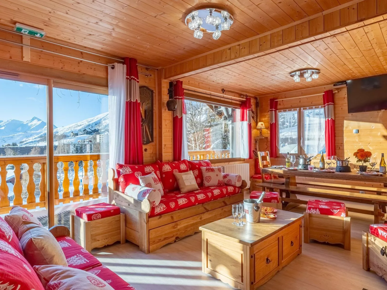 Duplex 200m2 - 15 Personen - In der Nähe der Skipisten