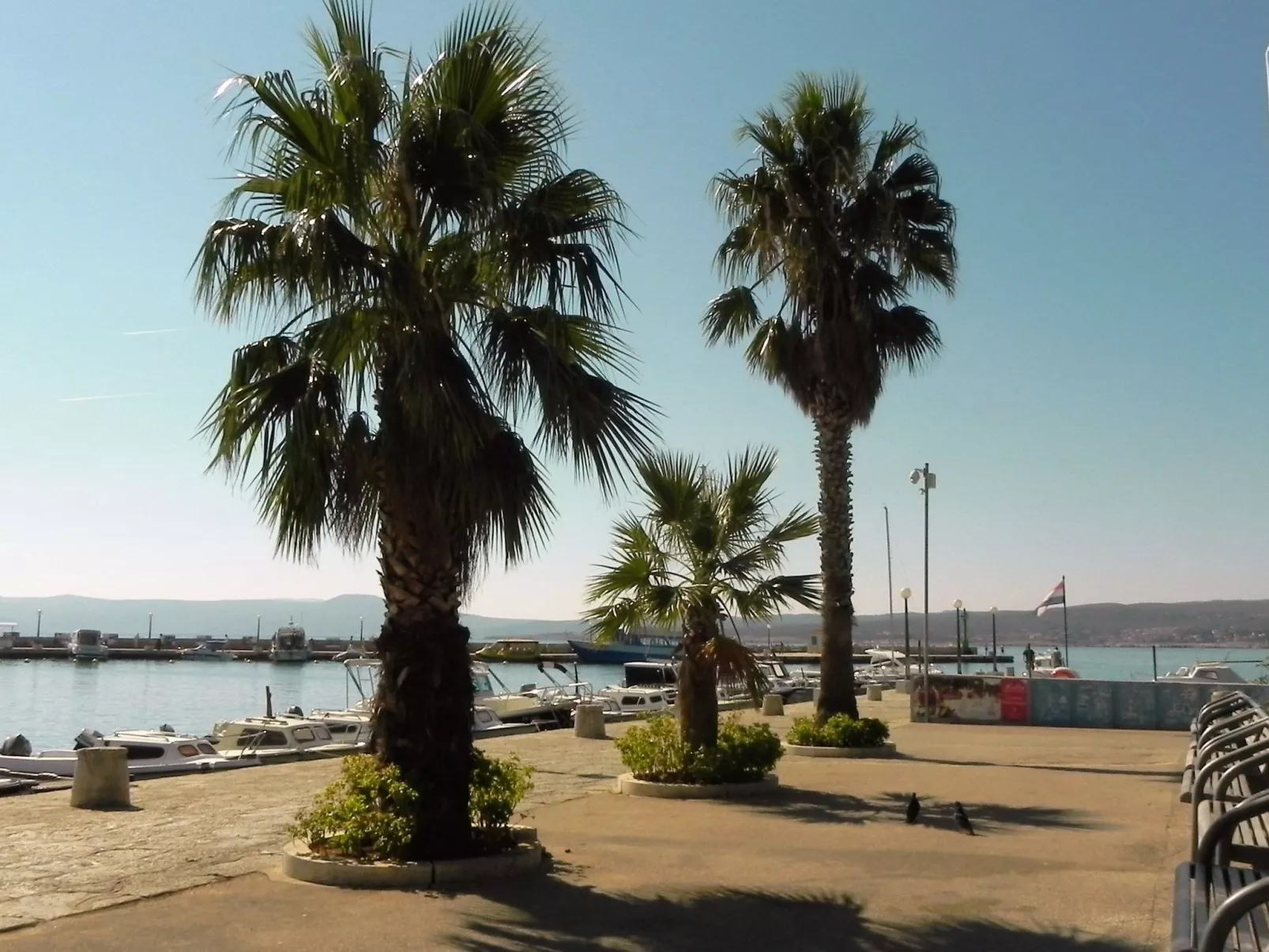 Familienappartement Balkon und Loggia mit Meerblick