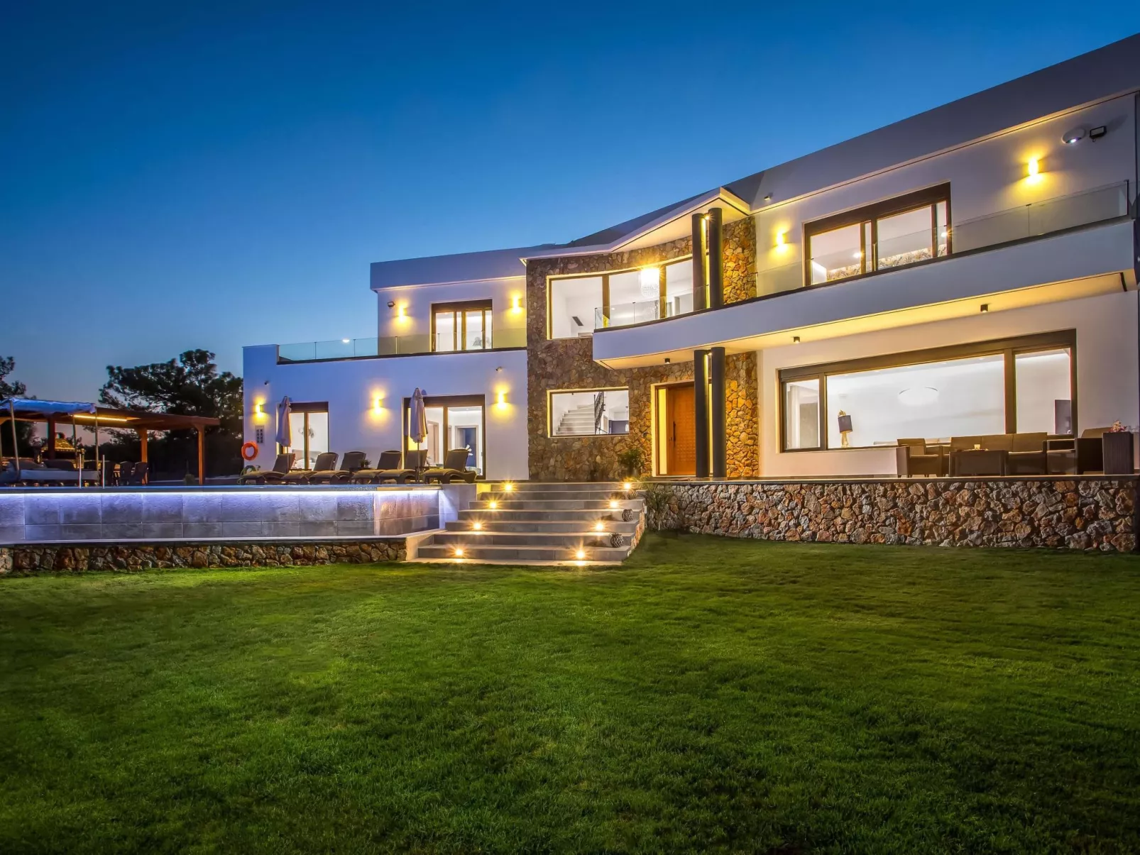 Villa Indira in der Nähe des Dorfes Kallithea