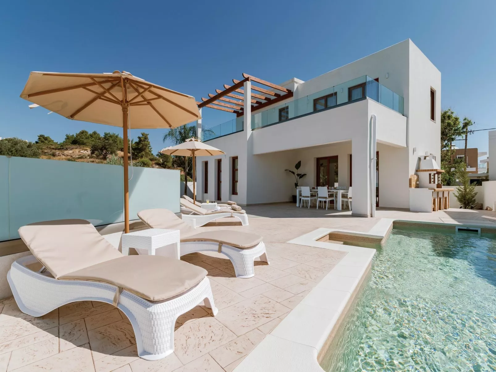 Traditionelle griechische Ferienvilla Eventide