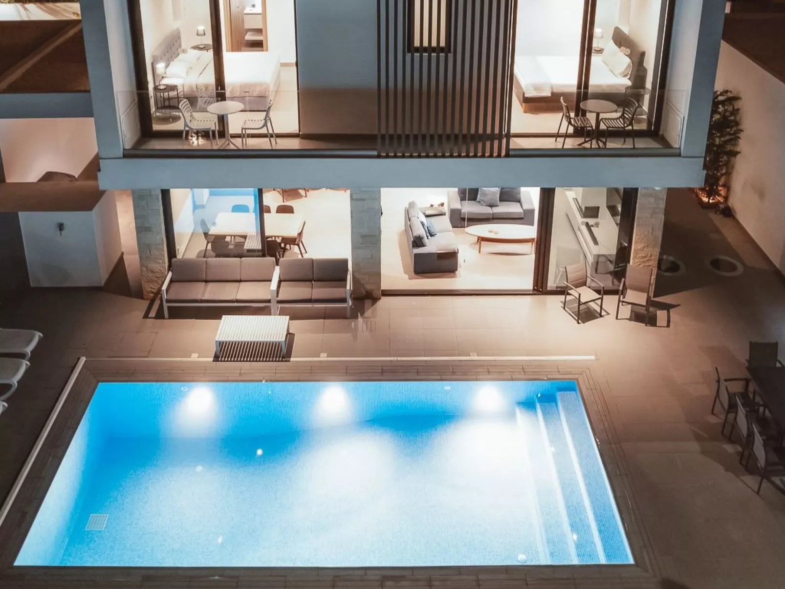 Periyiali Resort - Seitlicher Meerblick Villa Ektoras- 40