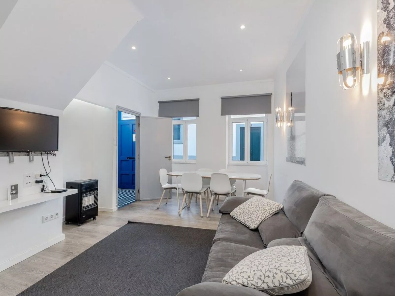 Traditionelles Haus am Meer