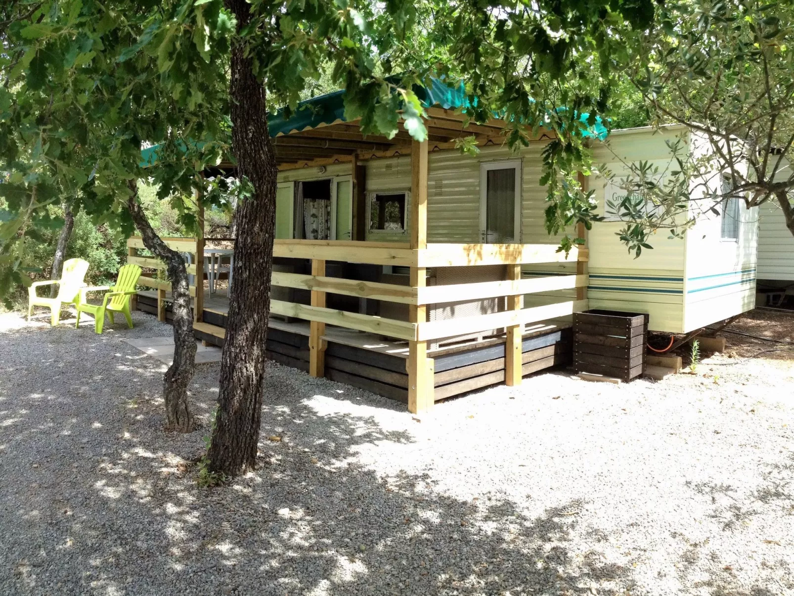 Stacaravan camping Lei Suves cote d'azur Var