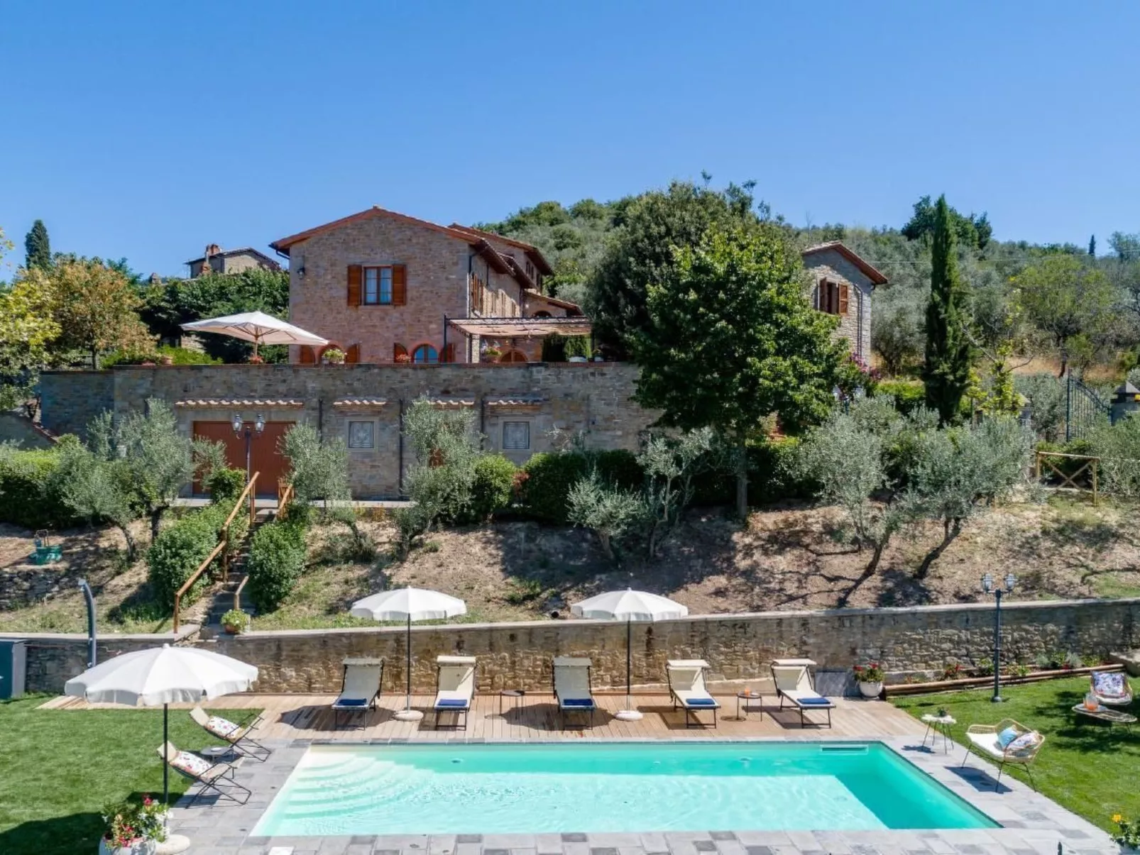 Wunderschöne Wohnung in Cortona mit Großer Terrasse