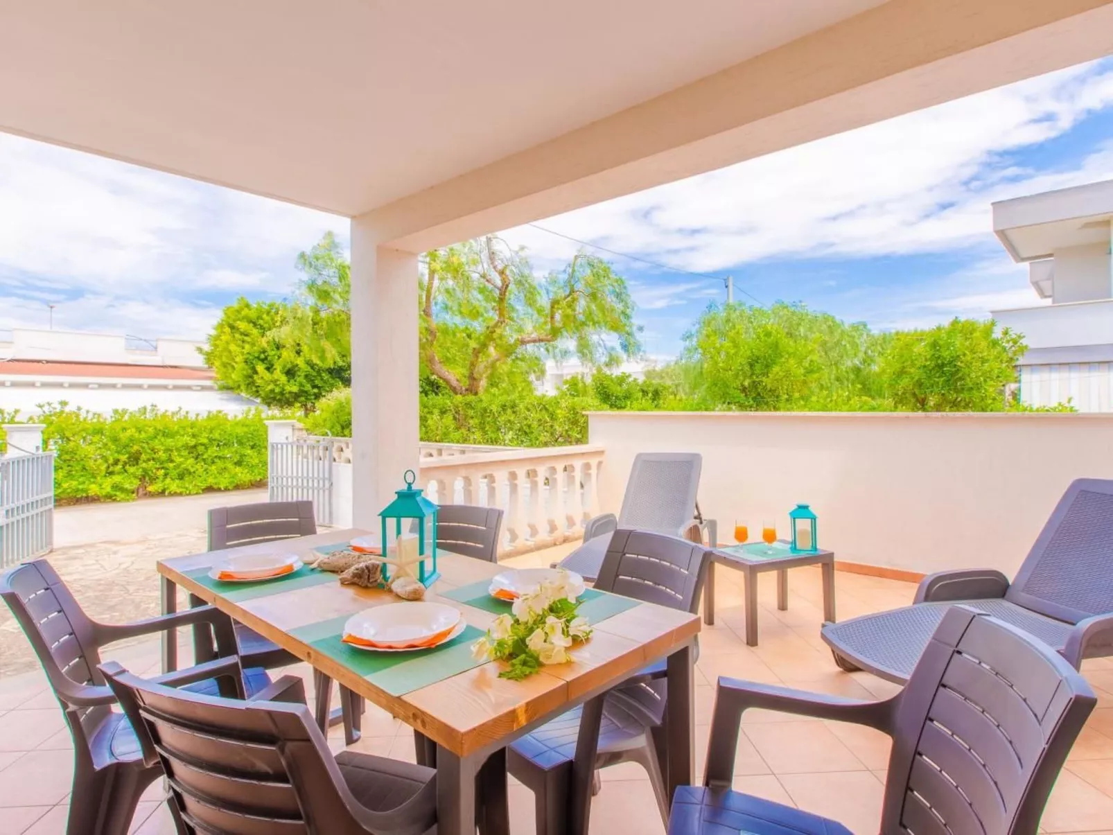 Villa Mezza Luna am Meer in Apulien