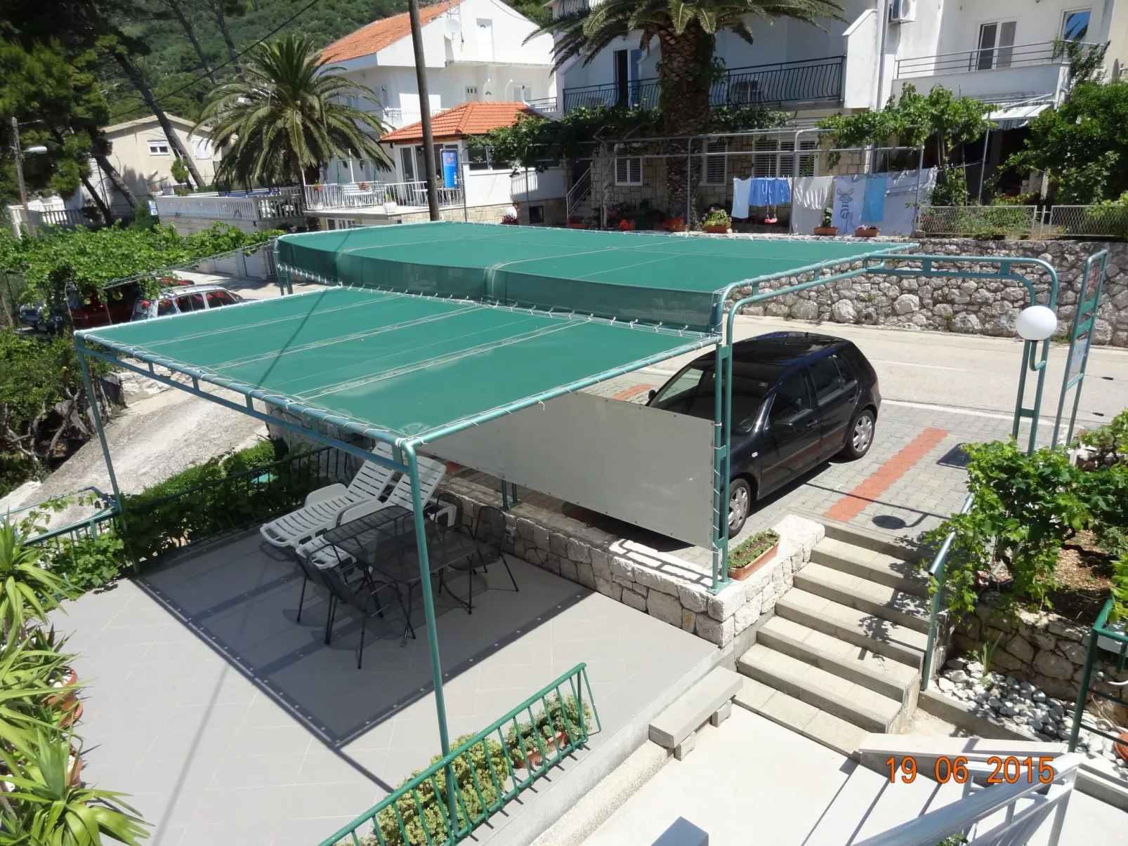 Komfortables Studio-Apartment mit Meerblick-Buiten