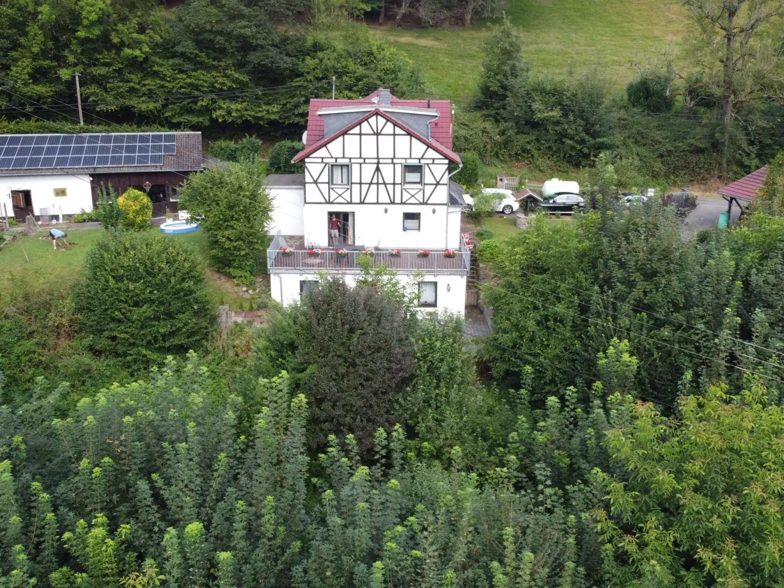 In Waldbreitbach mit Whirlpool