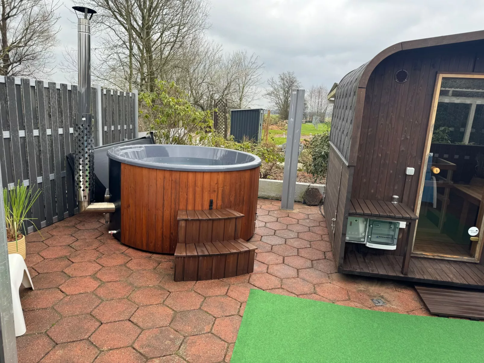 Appartement in Norderende mit Großem Garten-Buiten