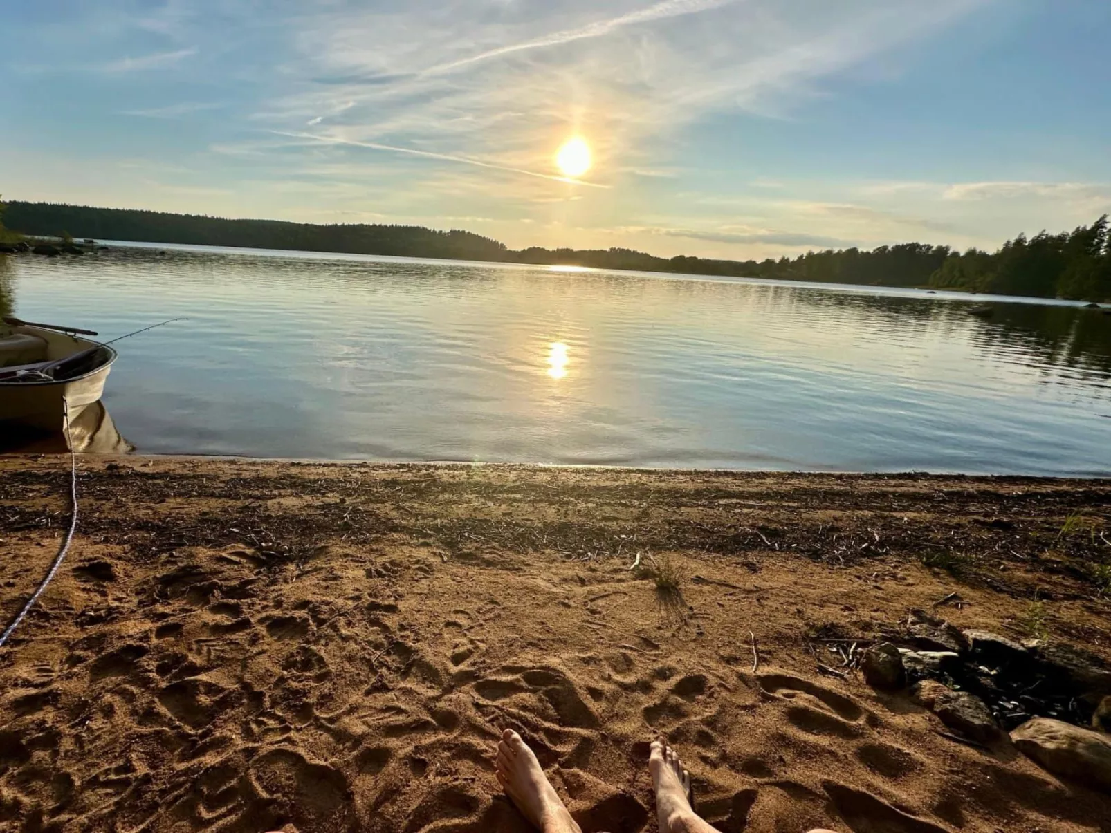 In Målilla Boote Sauna  See-Buiten