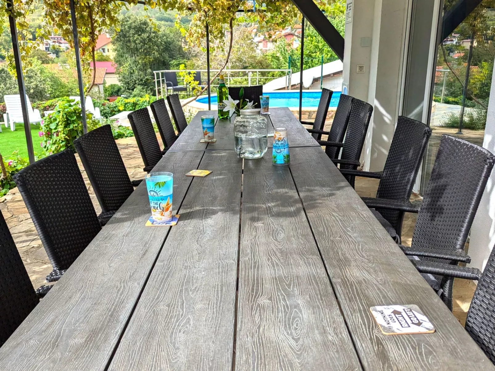 Familienvilla "Dionysus" mit Pool und Meerblick-Buiten