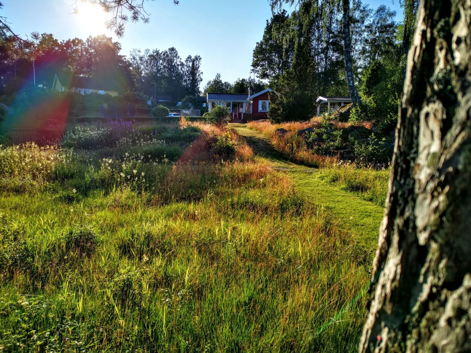 Am See Åsunden mit herrlicher Aussicht-Buiten