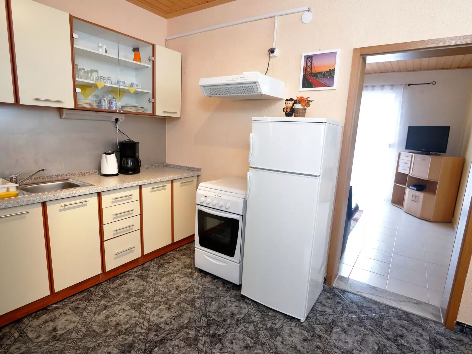 Für sechs Personen mit Terrasse