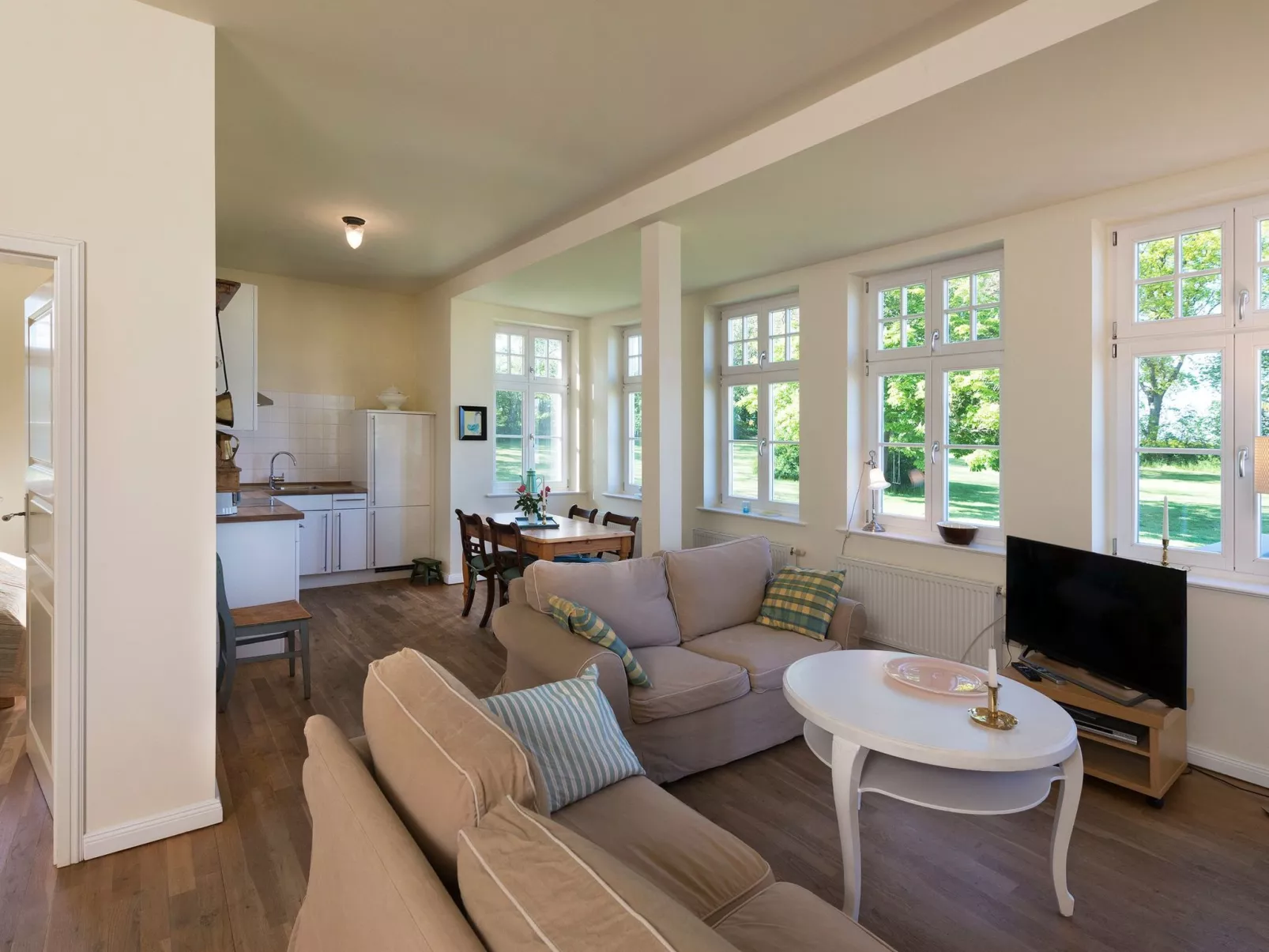 Wohnung im ersten Obergeschoss des Gutshauses