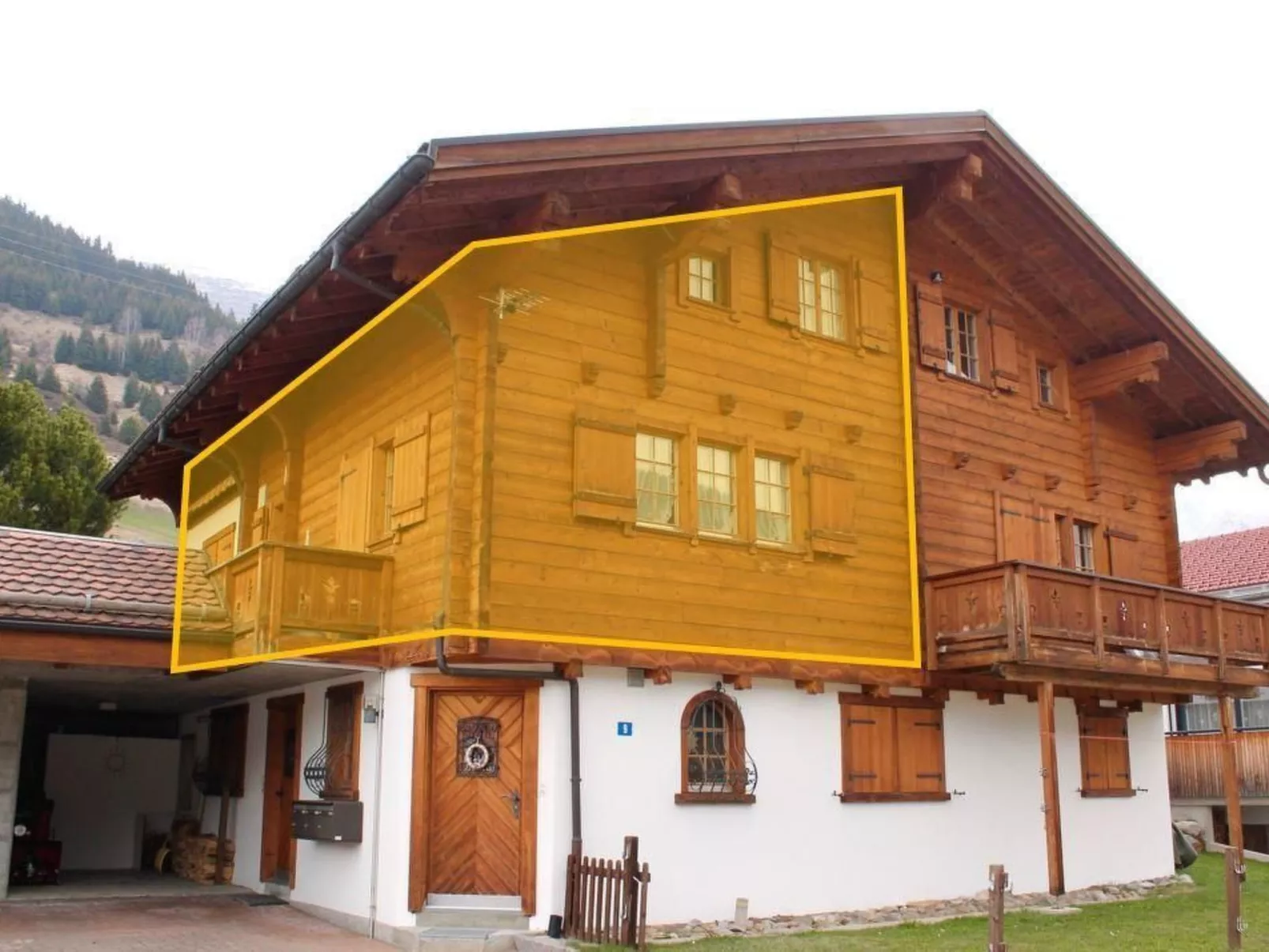 Maisonette-Wohnung in Rueras bei Sedrun