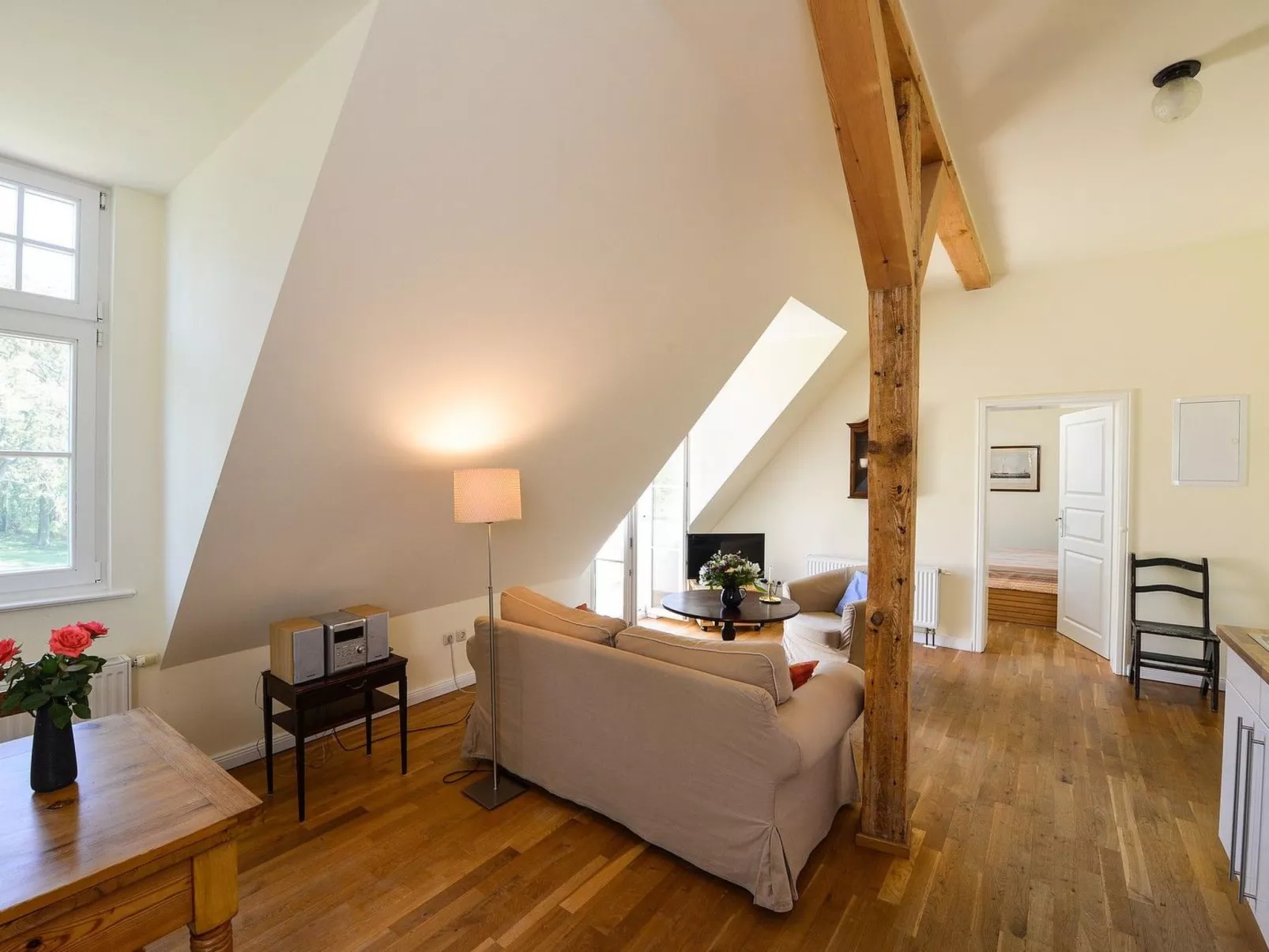 Wohnung im zweiten Obergeschoss des Gutshauses