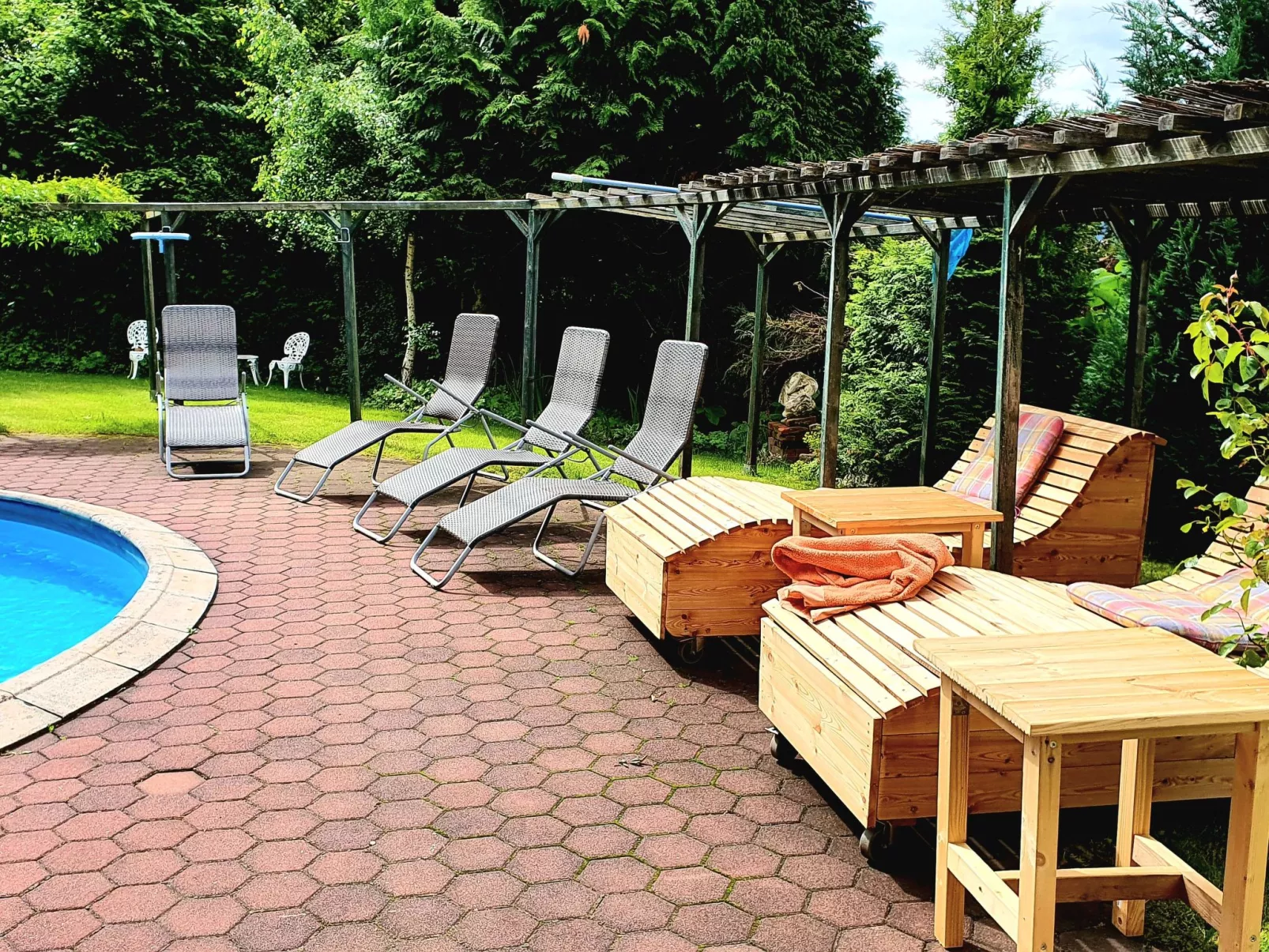 In Glashütt mit Finnischer Sauna-Buiten