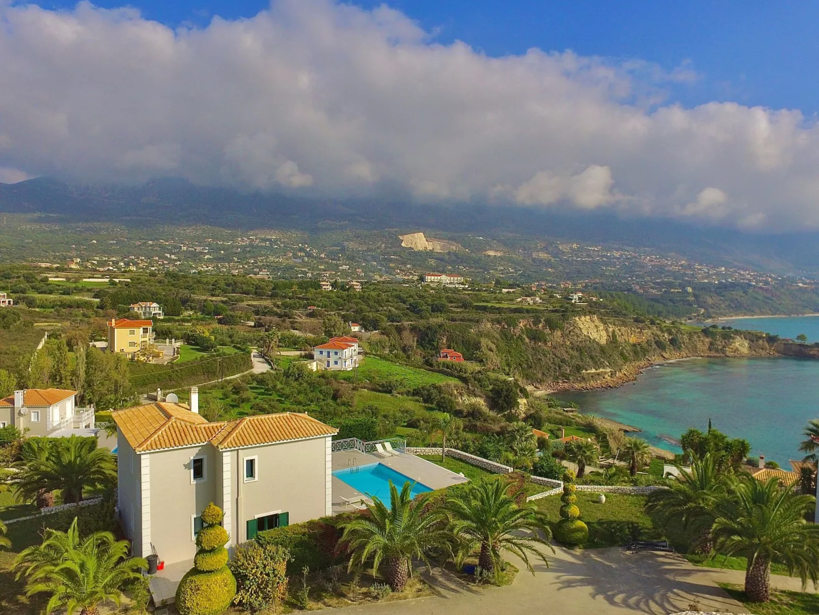 Ferienvilla "Seaspray" mit Blick auf das Wasser-Buiten