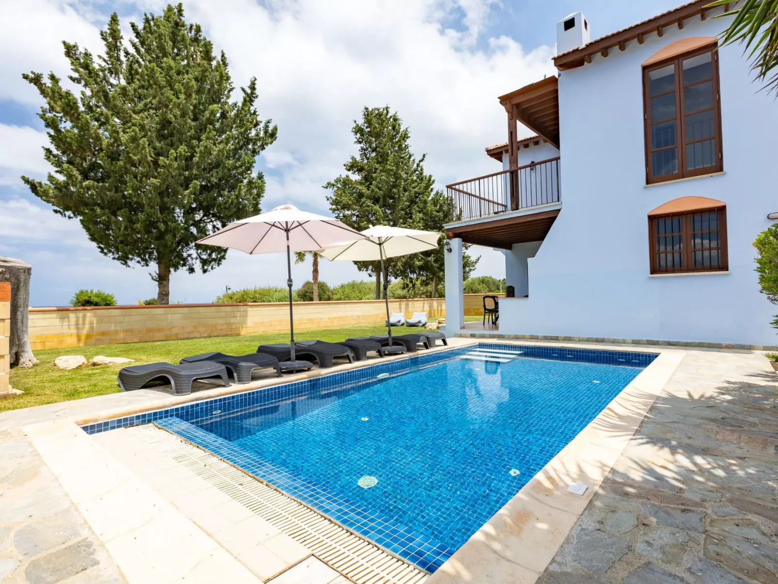 Beach Front 3-Schlafzimmer-Villa - 1. Linie vom Strand-Buiten