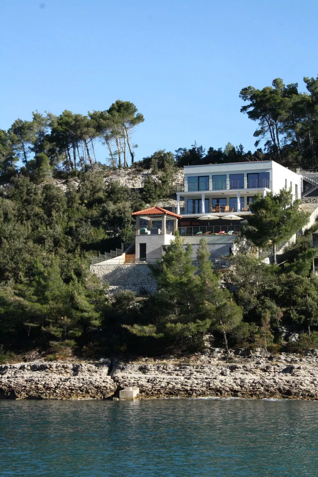 Luxuriöse Villa Hera,  Korcula,  am Strand-Buiten