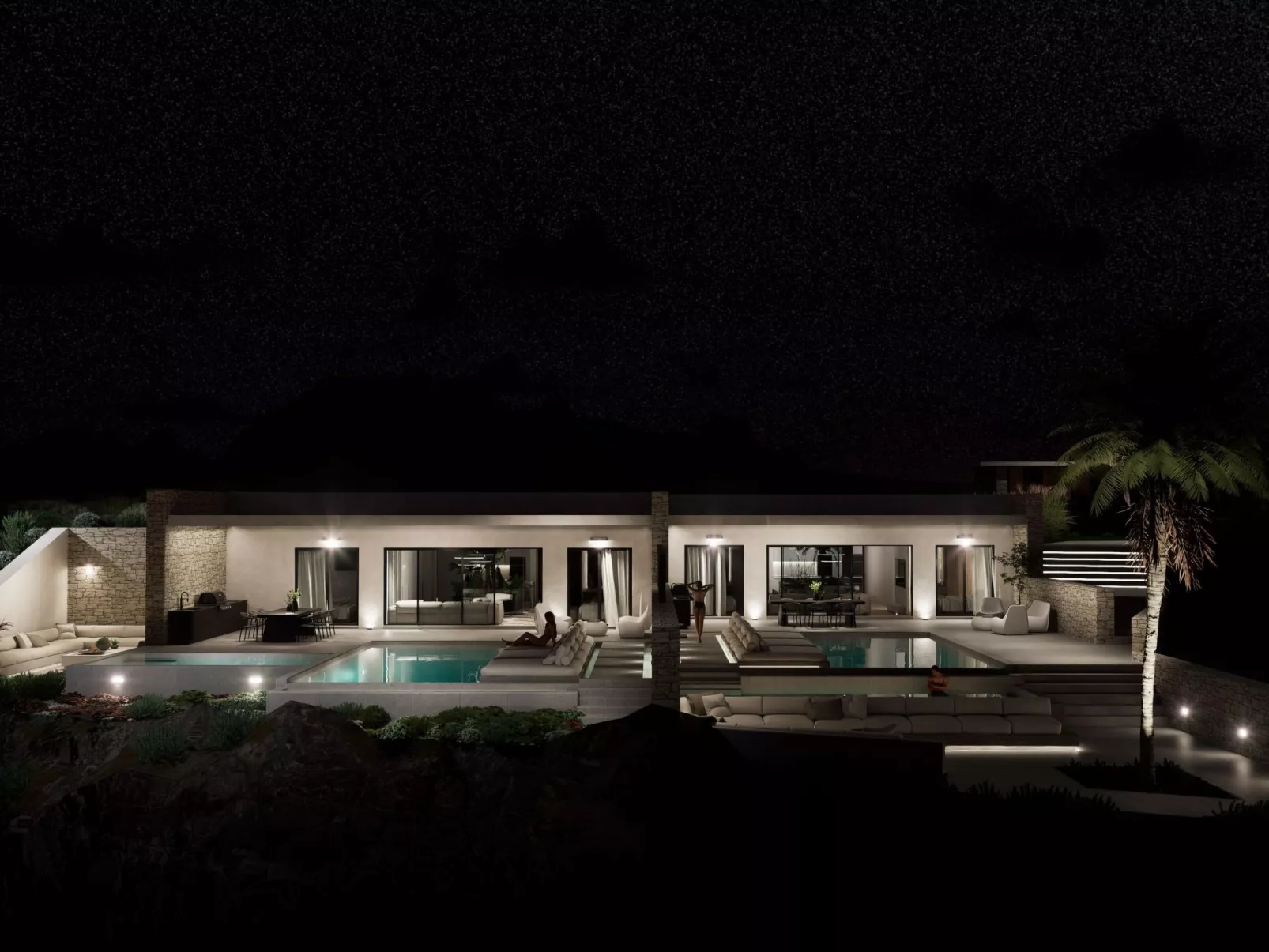 Monte Smith Villa Aether-Binnen