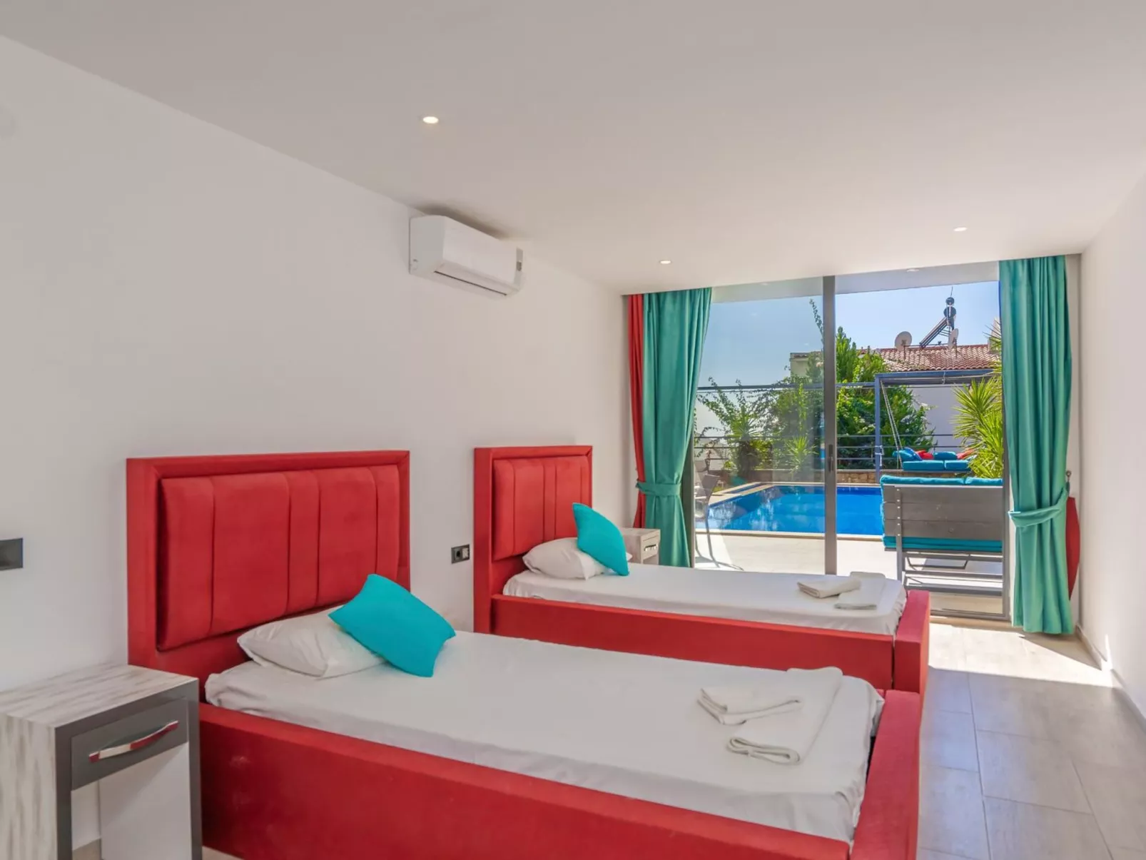 Villa in Kalkan nähe Zentrum und Meer für 8 P.