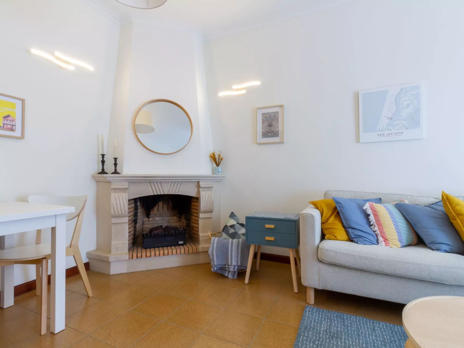 Wohnung mit Balkon, Blick auf die Lagune, Sao Jacinto, Aveiro