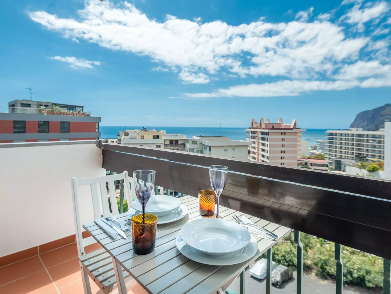 Appartement "Amerika" mit Balkon