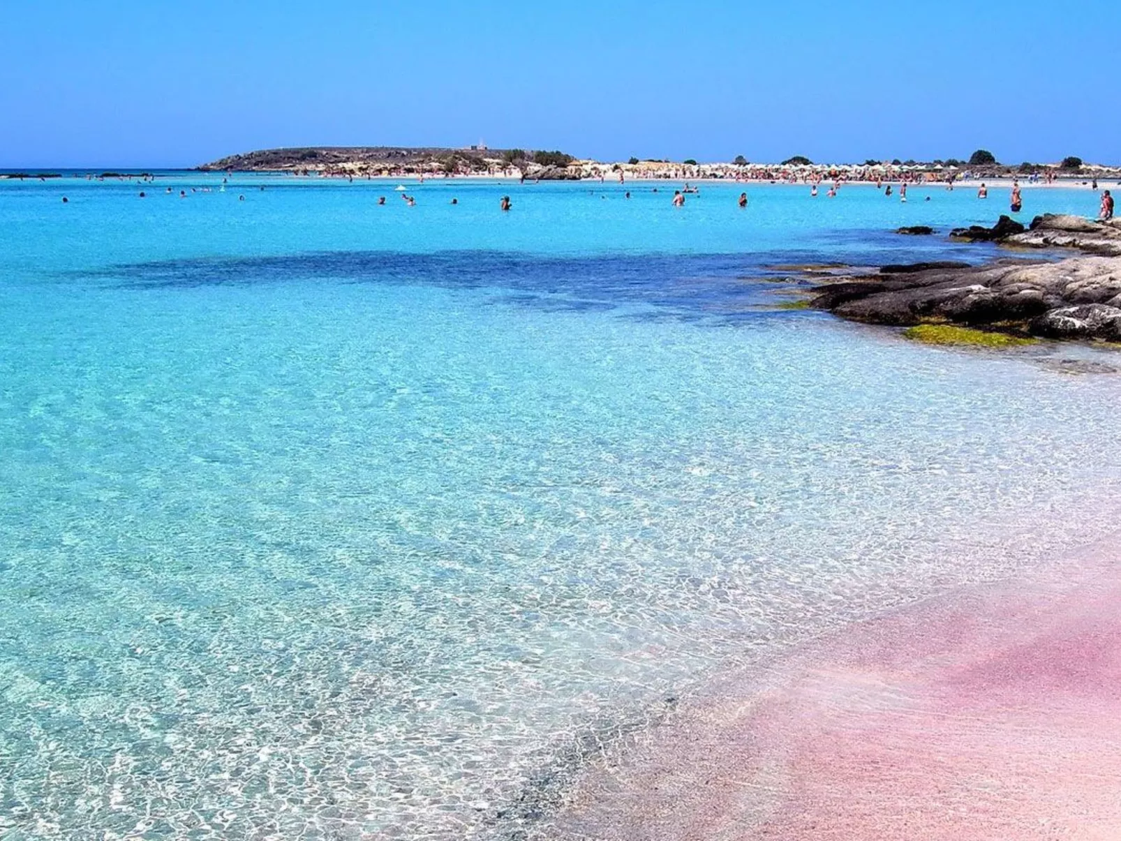 Traditionelle Villa mit Pool und Meerblick Elafonissi-Buiten