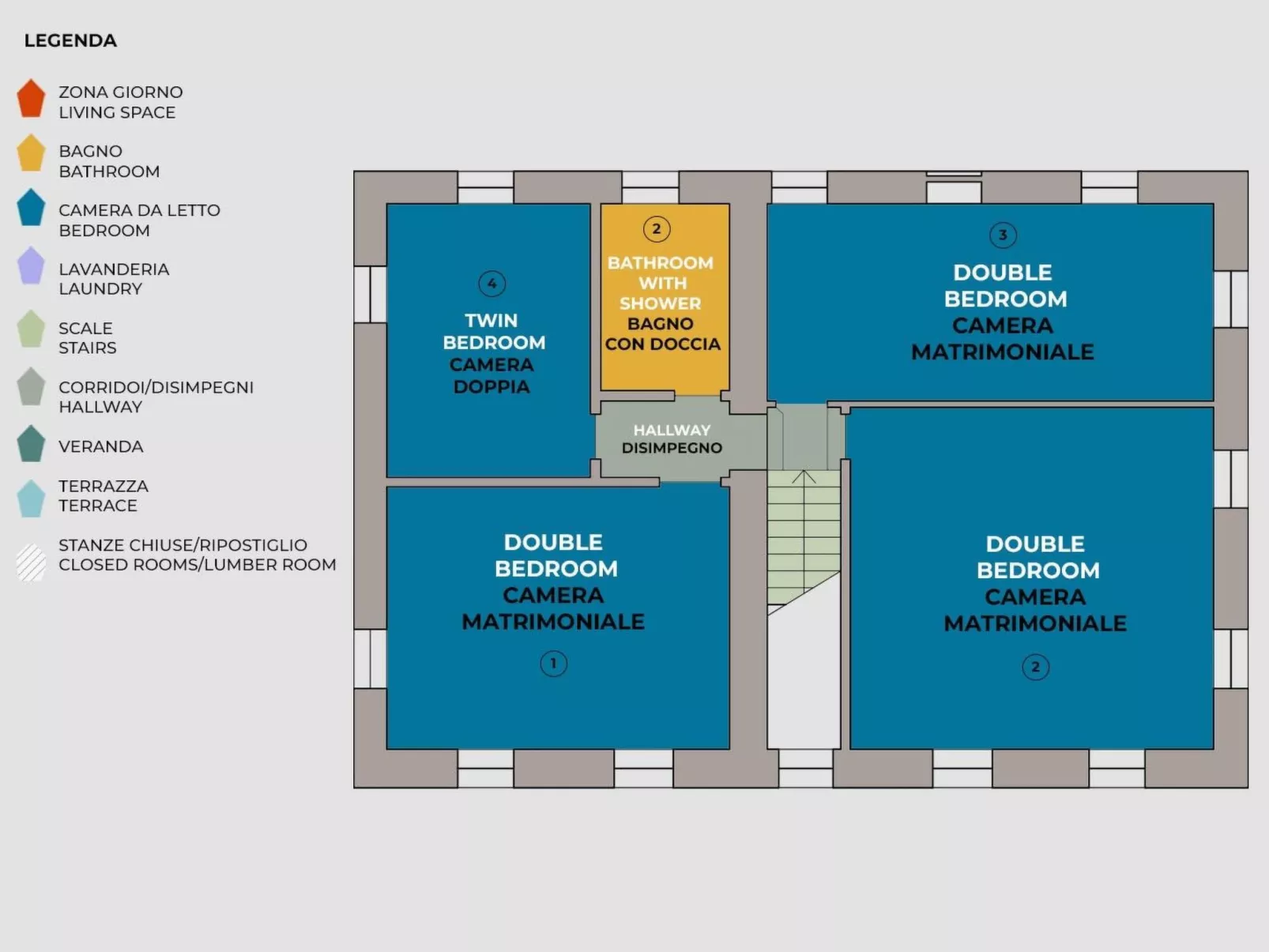 Licht unter den Buchen, Marche Urlaub, privater Pool