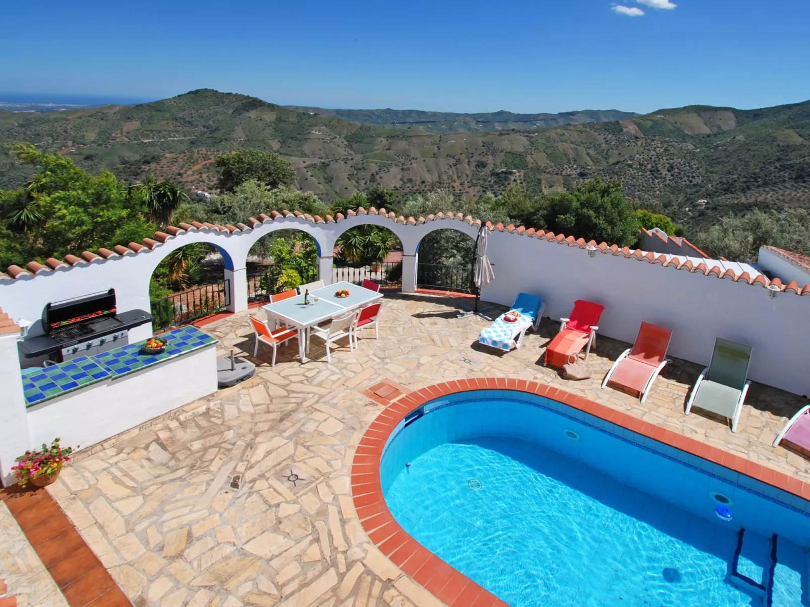 Finca "Brisas" mit Blick auf das Wasser-Buiten