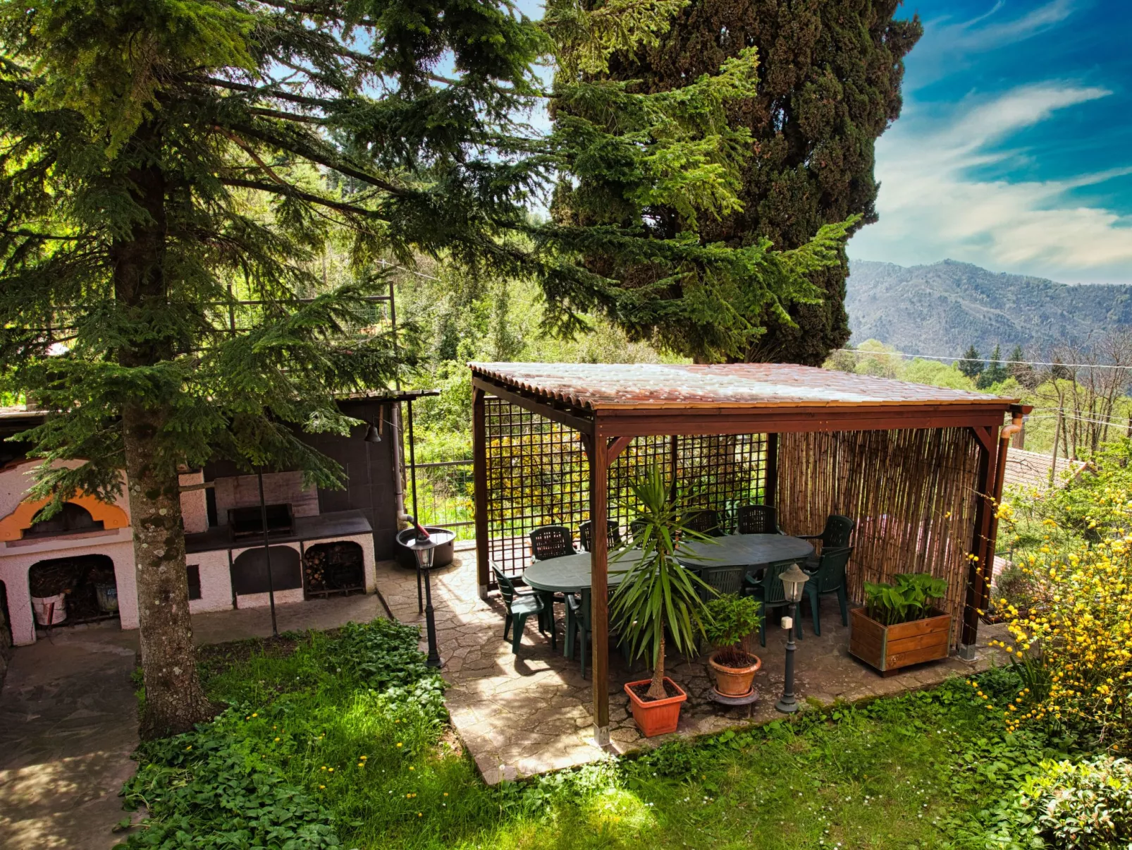 Unabhaengige Wohnung in Velva mit Garten und Grill-Buiten