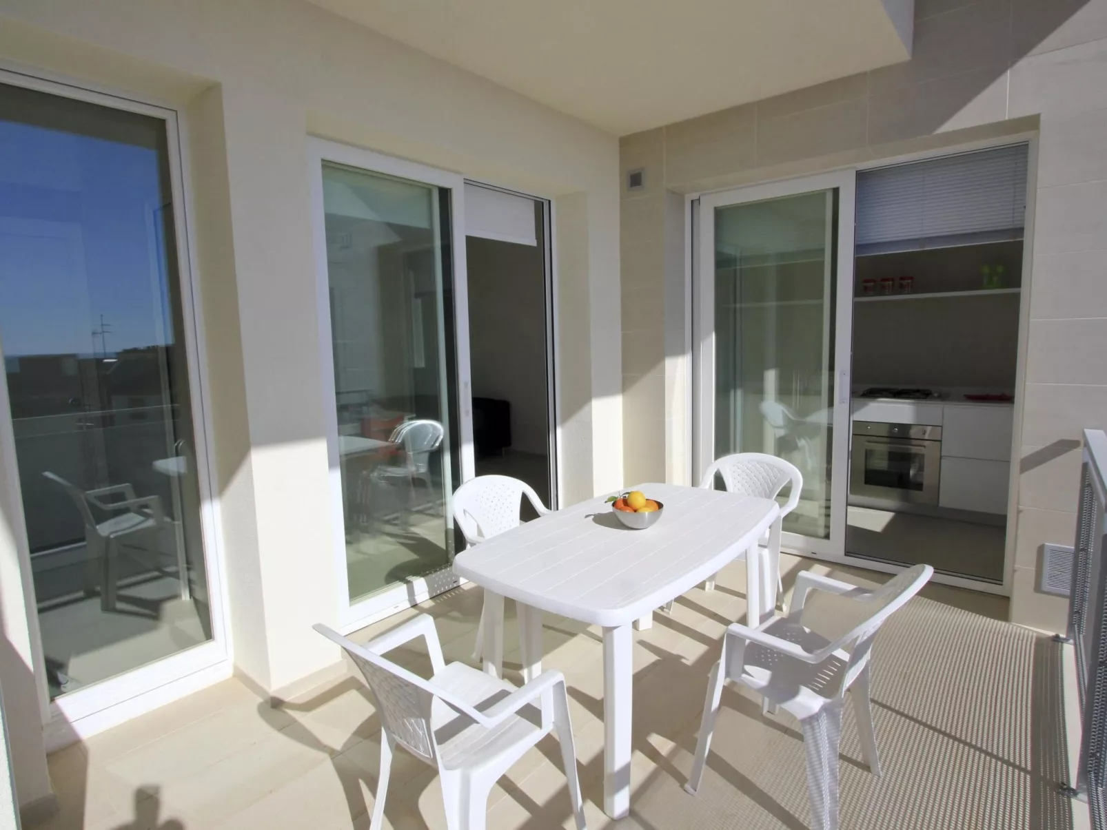 Appartamento vista mare con 2 camere da letto-Buiten