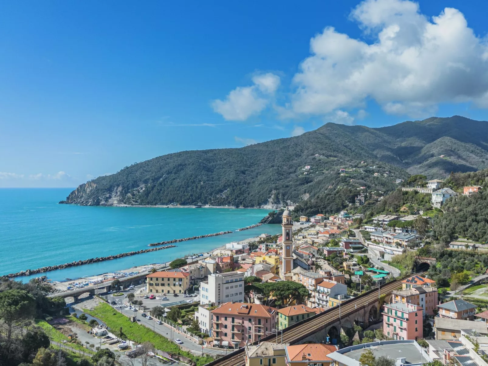 Wohnung in Moneglia mit Terrasse und Grill-Omgeving