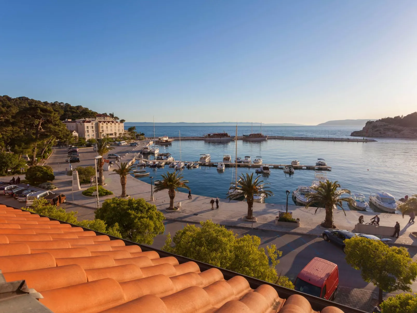 Wohnung "Slavija" mit Whirlpool-Buiten