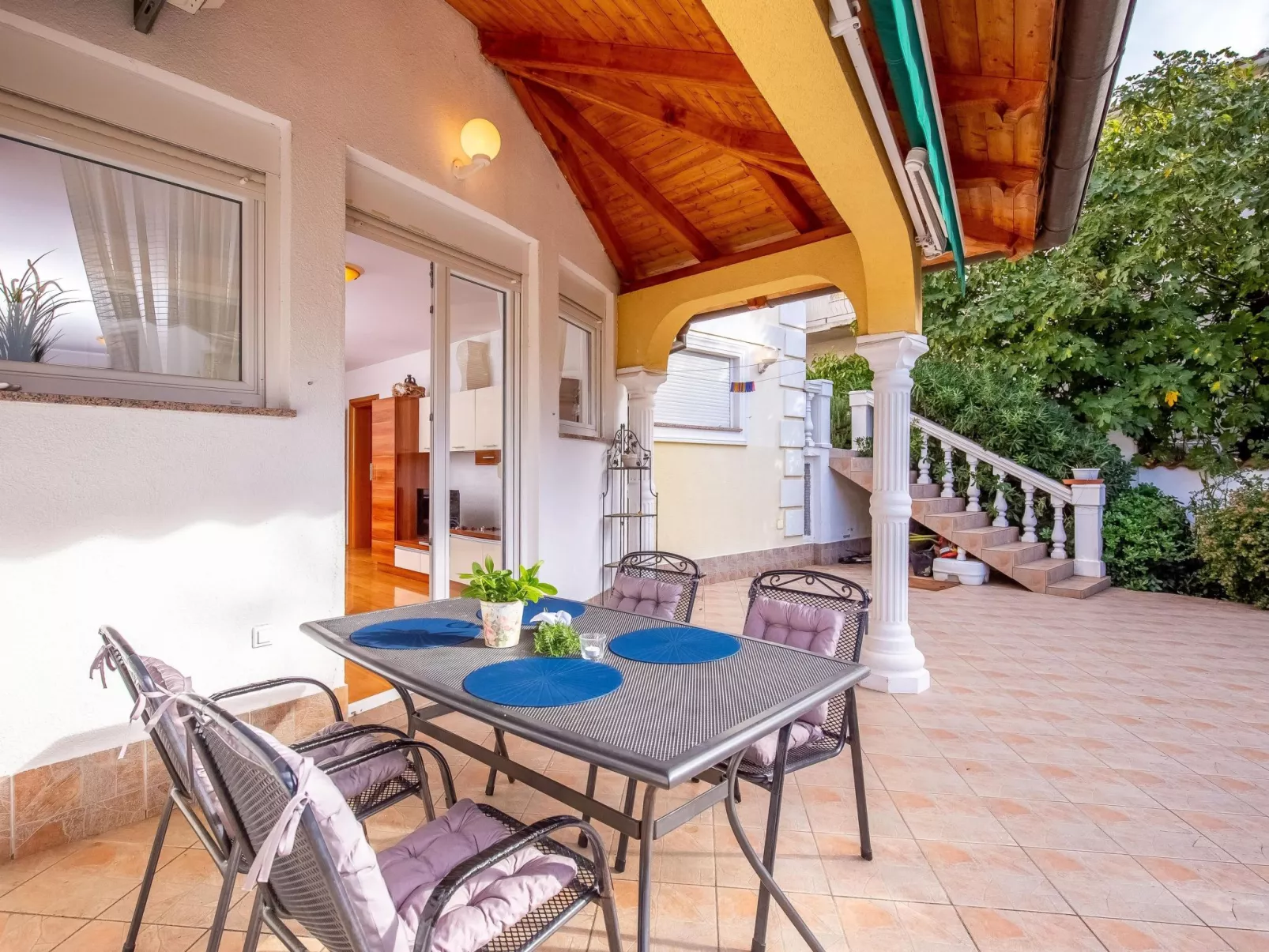 Wohnung für 6 Personen - Buiten