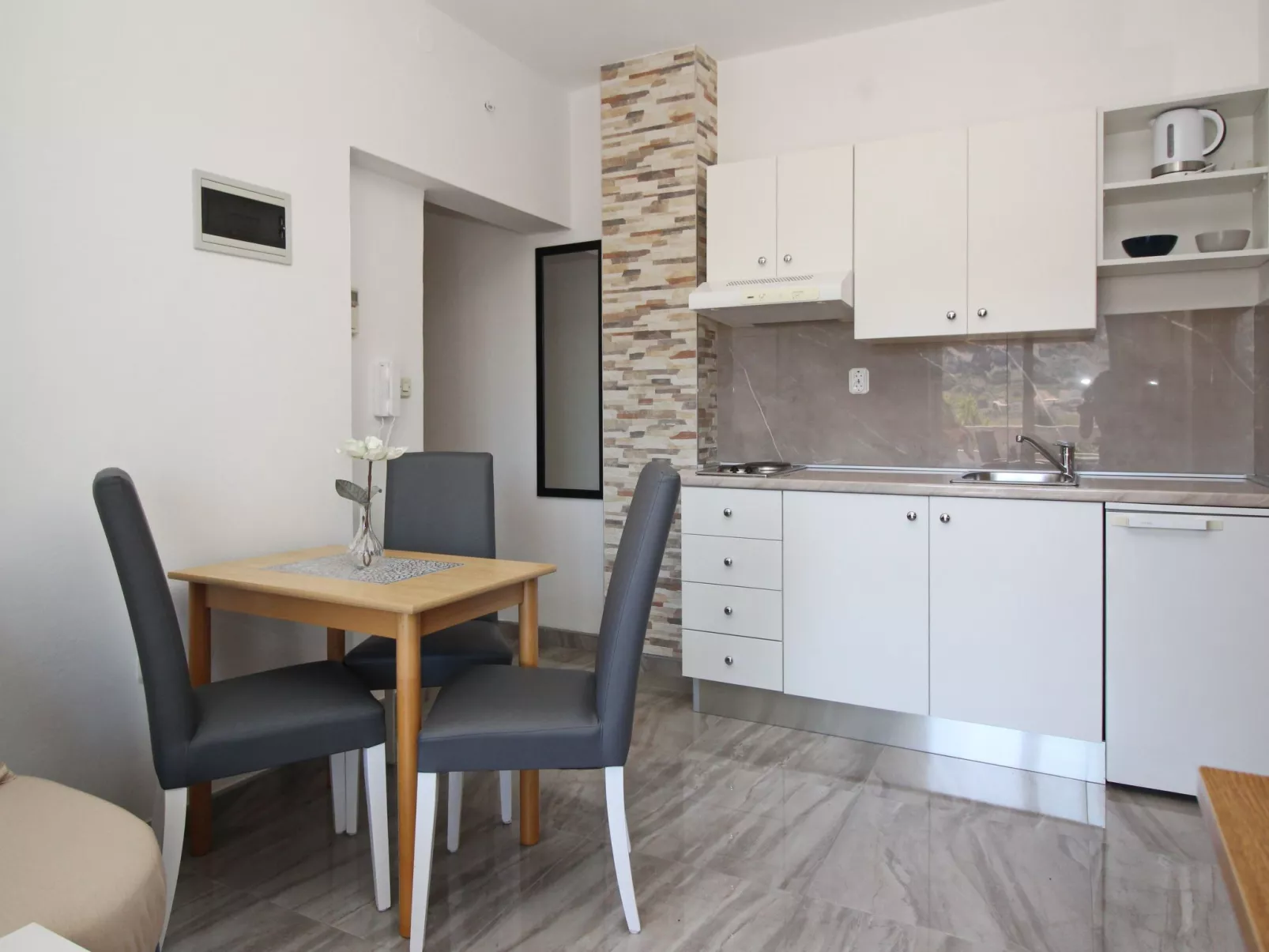 Gemütliches Appartement in Baška mit Eigenem Balkon