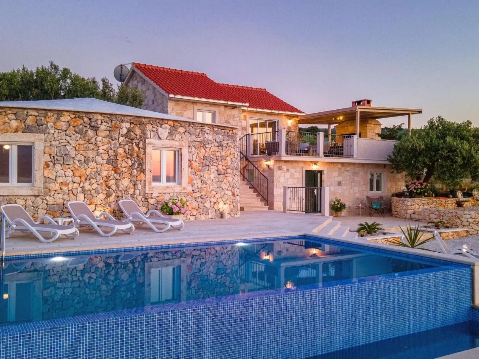 Villa Santa Lucia auf der Insel Brač-Buiten