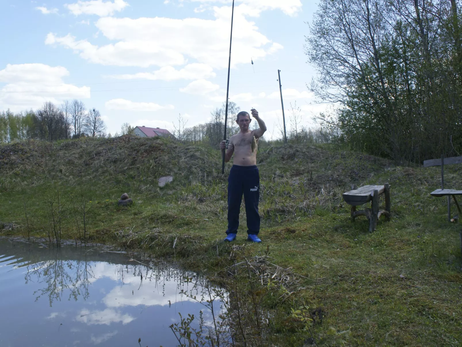 Landgut "Baltin Krogs" mit eigenem Garten-Buiten