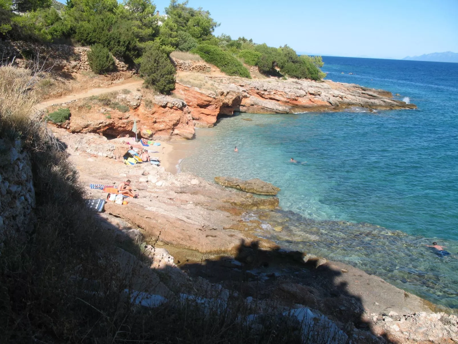 Wohnung in Zavala mit schönem Garten-Buiten