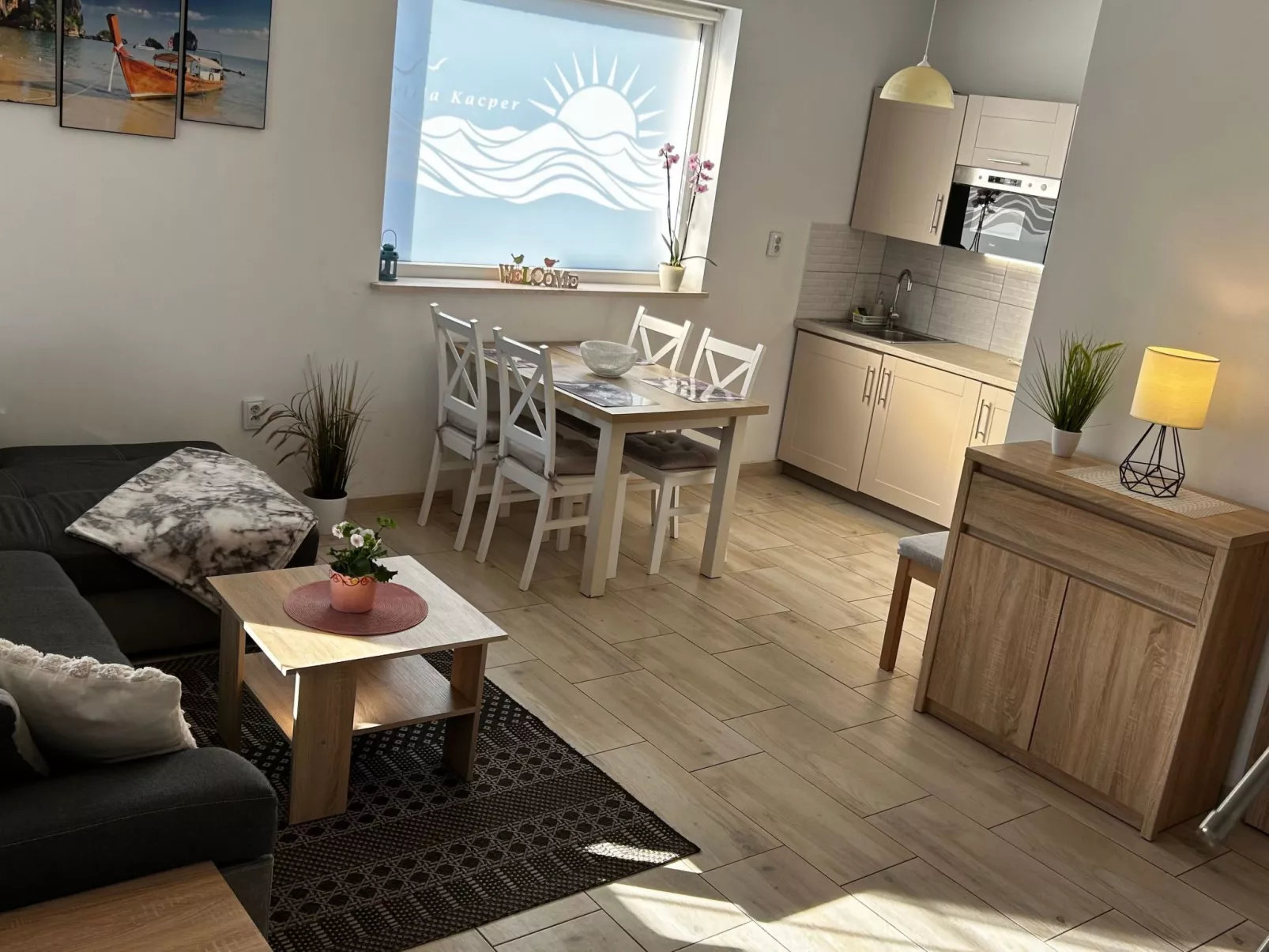 Villa Kacper mit privatem Garten, Terrasse und Grill