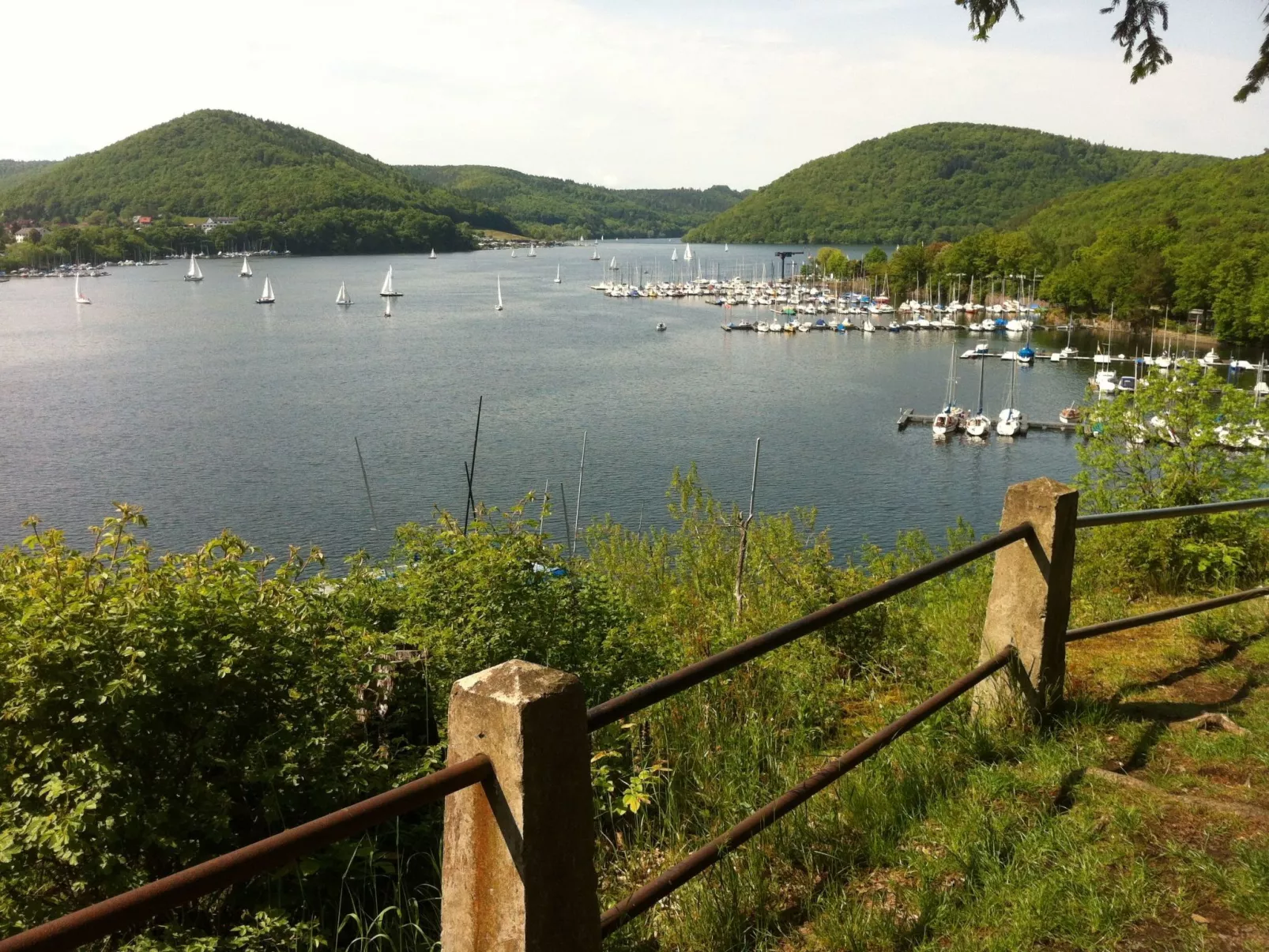 Ederseeblick in Bringhausen am Edersee