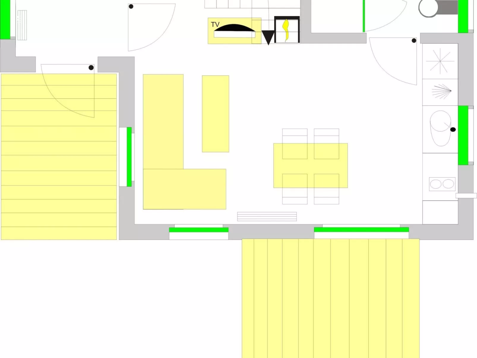 Landhaus mit gemeinschaftlichem Pool-Binnen