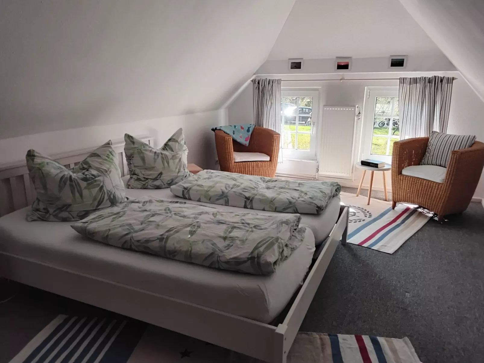 Auf zwei Etagen mit Gartennutzung