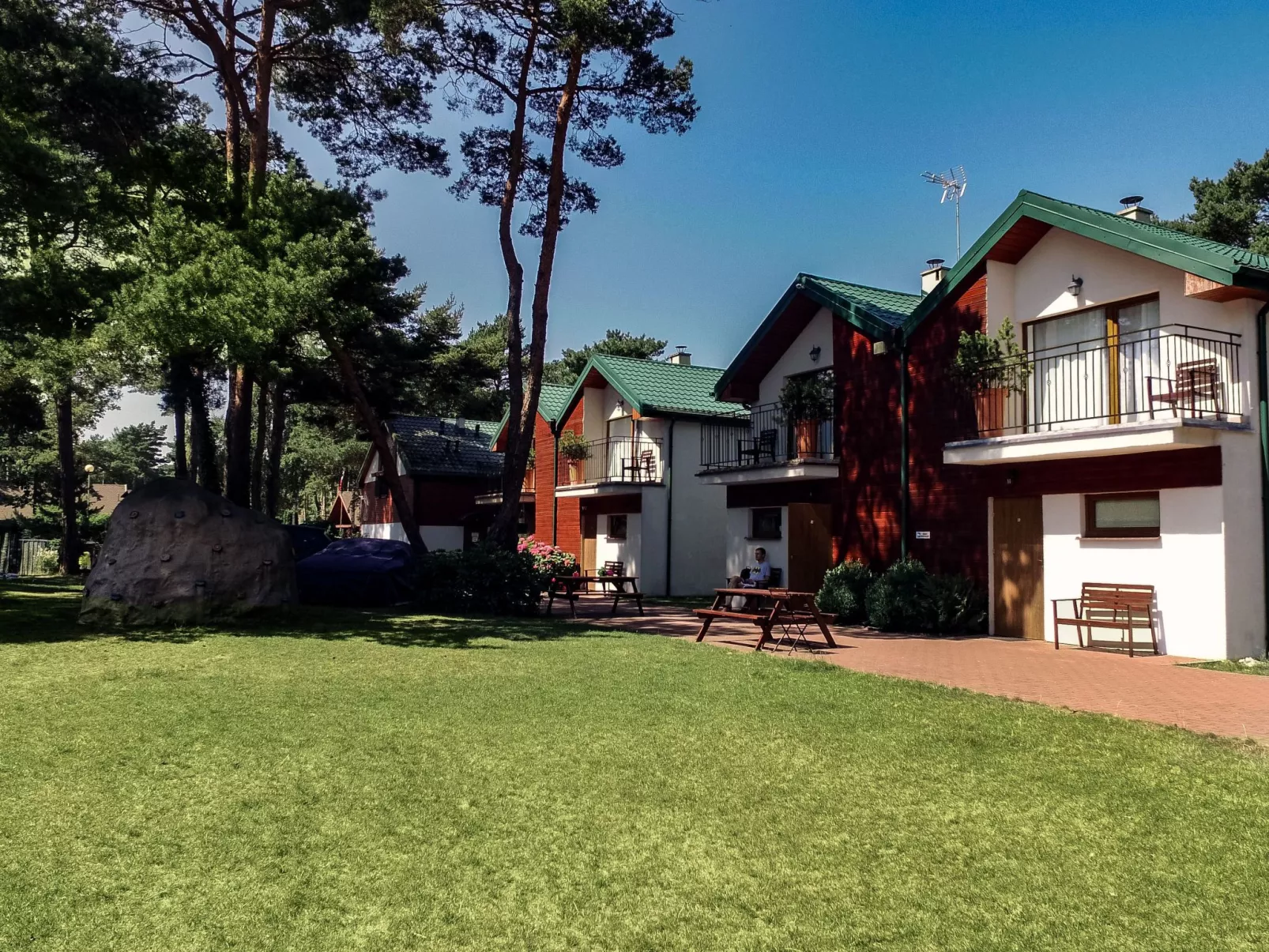 In Dźwirzyno mit Privater Terrasse